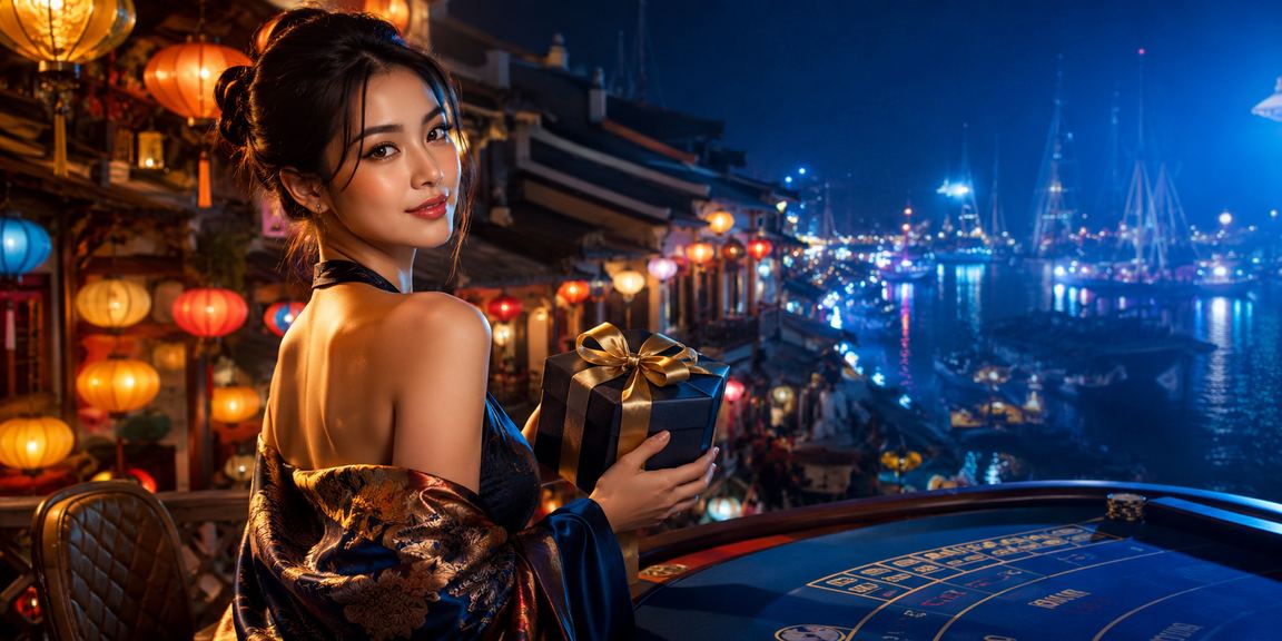 Khung cảnh baccarat tại Hà Nội với đèn lồng truyền thống